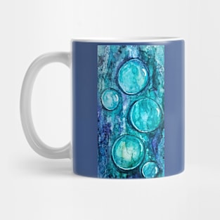 Blue Water Abstract Mug